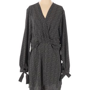 & Layered Polka Dot Dress